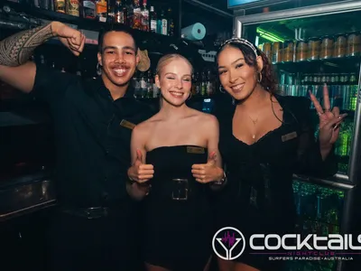 A professional photo of guests enjoying themselves at Cocktails Nightclub from our gallery.