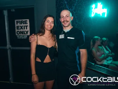 A professional photo of guests enjoying themselves at Cocktails Nightclub from our gallery.