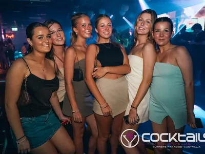 A professional photo of guests enjoying themselves at Cocktails Nightclub from our gallery.