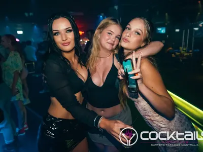 A professional photo of guests enjoying themselves at Cocktails Nightclub from our gallery.