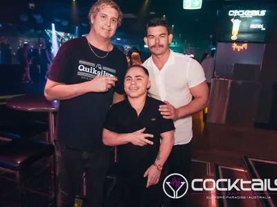 A professional photo of guests enjoying themselves at Cocktails Nightclub from our gallery.