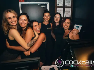 A professional photo of guests enjoying themselves at Cocktails Nightclub from our gallery.