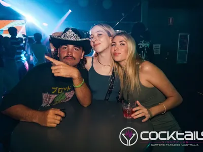 A professional photo of guests enjoying themselves at Cocktails Nightclub from our gallery.