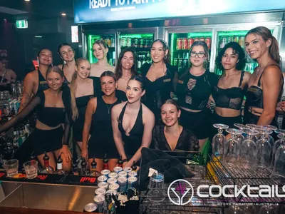 A professional photo of guests enjoying themselves at Cocktails Nightclub from our gallery.