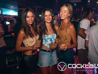 A professional photo of guests enjoying themselves at Cocktails Nightclub from our gallery.