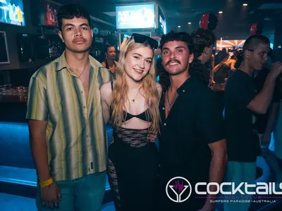 A professional photo of guests enjoying themselves at Cocktails Nightclub from our gallery.