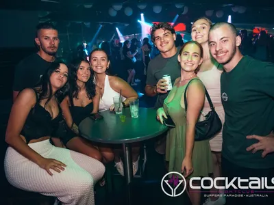 A professional photo of guests enjoying themselves at Cocktails Nightclub from our gallery.