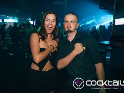 A professional photo of guests enjoying themselves at Cocktails Nightclub from our gallery.