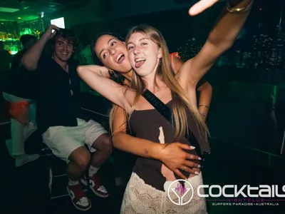 A professional photo of guests enjoying themselves at Cocktails Nightclub from our gallery.