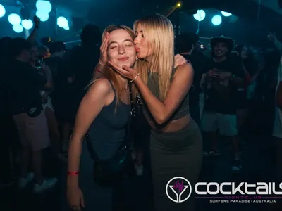 A professional photo of guests enjoying themselves at Cocktails Nightclub from our gallery.