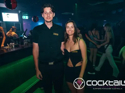 A professional photo of guests enjoying themselves at Cocktails Nightclub from our gallery.