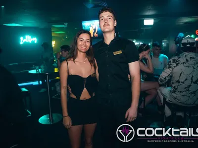 A professional photo of guests enjoying themselves at Cocktails Nightclub from our gallery.