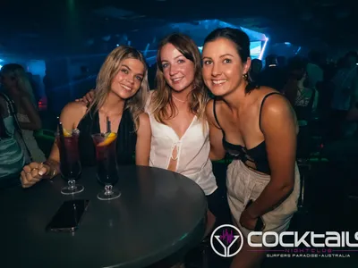 A professional photo of guests enjoying themselves at Cocktails Nightclub from our gallery.