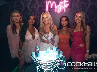 A professional photo of guests enjoying themselves at Cocktails Nightclub from our gallery.