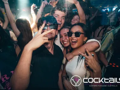 A professional photo of guests enjoying themselves at Cocktails Nightclub from our gallery.