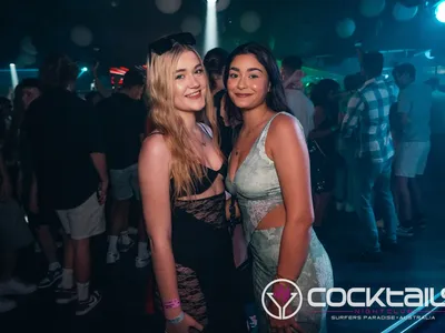 A professional photo of guests enjoying themselves at Cocktails Nightclub from our gallery.