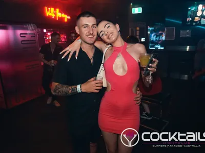 A professional photo of guests enjoying themselves at Cocktails Nightclub from our gallery.