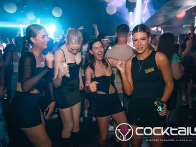 A professional photo of guests enjoying themselves at Cocktails Nightclub from our gallery.