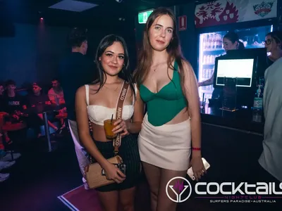 A professional photo of guests enjoying themselves at Cocktails Nightclub from our gallery.