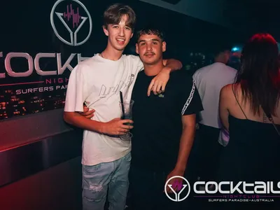 A professional photo of guests enjoying themselves at Cocktails Nightclub from our gallery.