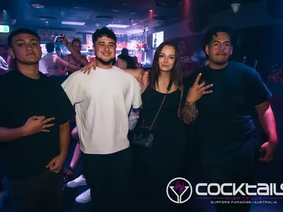 A professional photo of guests enjoying themselves at Cocktails Nightclub from our gallery.