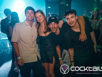 A professional photo of guests enjoying themselves at Cocktails Nightclub from our gallery.