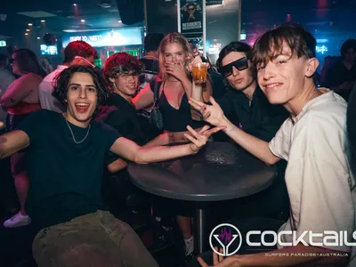 A professional photo of guests enjoying themselves at Cocktails Nightclub from our gallery.