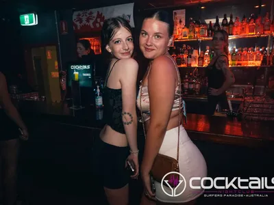 A professional photo of guests enjoying themselves at Cocktails Nightclub from our gallery.