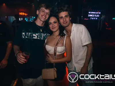 A professional photo of guests enjoying themselves at Cocktails Nightclub from our gallery.