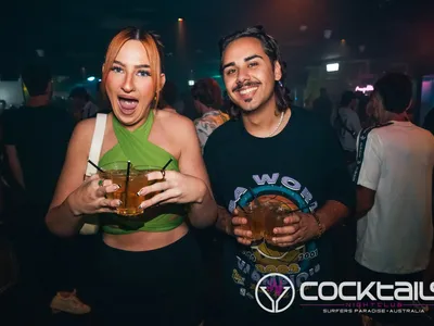 A professional photo of guests enjoying themselves at Cocktails Nightclub from our gallery.