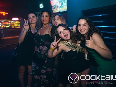 A professional photo of guests enjoying themselves at Cocktails Nightclub from our gallery.