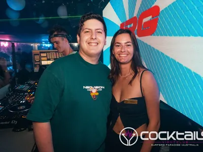 A professional photo of guests enjoying themselves at Cocktails Nightclub from our gallery.