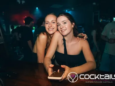 A professional photo of guests enjoying themselves at Cocktails Nightclub from our gallery.