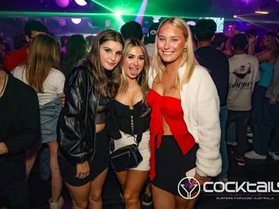 A professional photo of guests enjoying themselves at Cocktails Nightclub from our gallery.