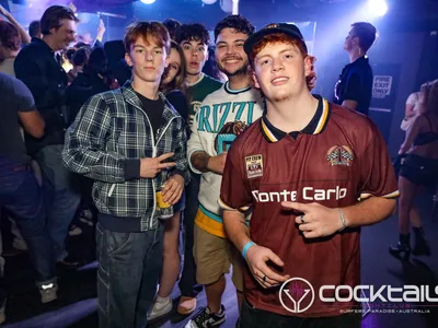 A professional photo of guests enjoying themselves at Cocktails Nightclub from our gallery.