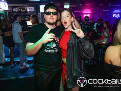 A professional photo of guests enjoying themselves at Cocktails Nightclub from our gallery.