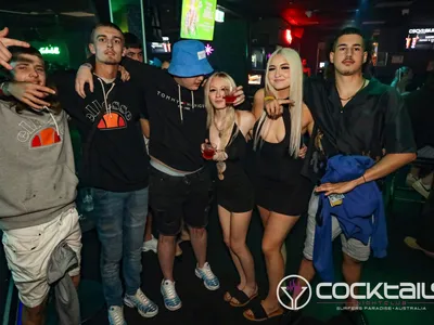 A professional photo of guests enjoying themselves at Cocktails Nightclub from our gallery.