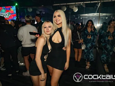 A professional photo of guests enjoying themselves at Cocktails Nightclub from our gallery.