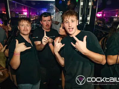 A professional photo of guests enjoying themselves at Cocktails Nightclub from our gallery.