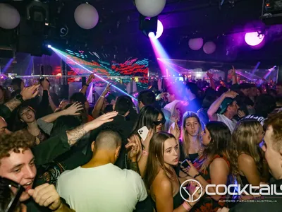 A professional photo of guests enjoying themselves at Cocktails Nightclub from our gallery.