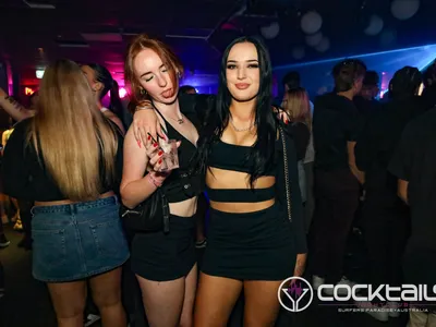 A professional photo of guests enjoying themselves at Cocktails Nightclub from our gallery.