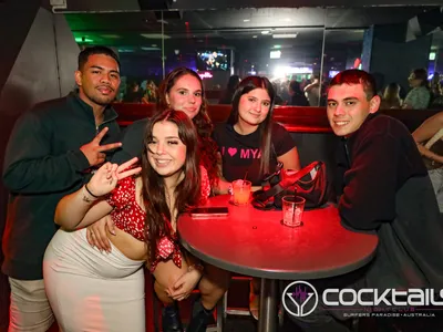 A professional photo of guests enjoying themselves at Cocktails Nightclub from our gallery.