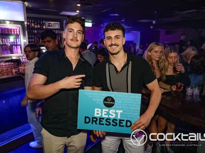 A professional photo of guests enjoying themselves at Cocktails Nightclub from our gallery.