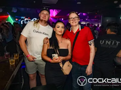 A professional photo of guests enjoying themselves at Cocktails Nightclub from our gallery.