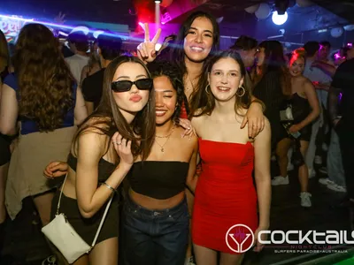 A professional photo of guests enjoying themselves at Cocktails Nightclub from our gallery.