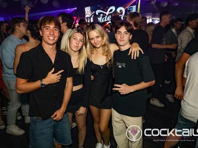 A professional photo of guests enjoying themselves at Cocktails Nightclub from our gallery.