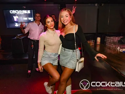 A professional photo of guests enjoying themselves at Cocktails Nightclub from our gallery.