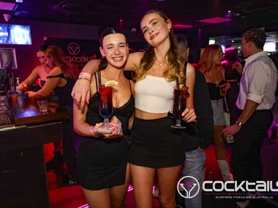 A professional photo of guests enjoying themselves at Cocktails Nightclub from our gallery.