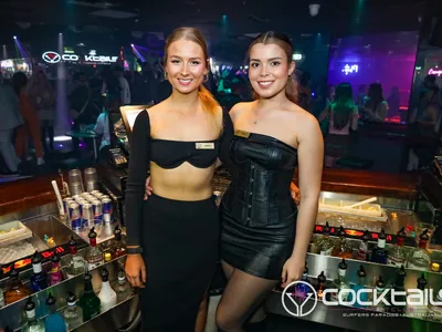 A professional photo of guests enjoying themselves at Cocktails Nightclub from our gallery.