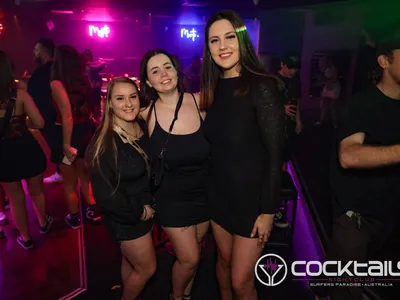 A professional photo of guests enjoying themselves at Cocktails Nightclub from our gallery.